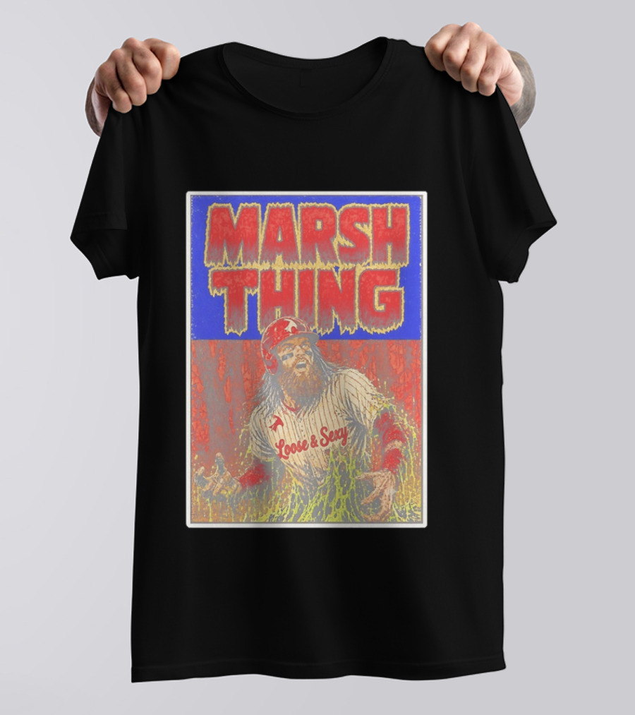 Marsh Thing Brandon Marsh Philadelphia Phillies Loose Sexy T-Shirt