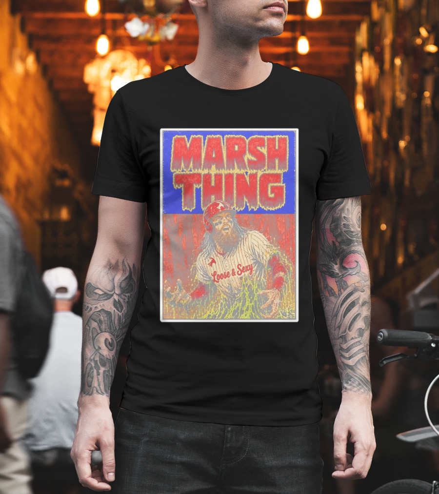 Marsh Thing Brandon Marsh Philadelphia Phillies Loose Sexy T-Shirt