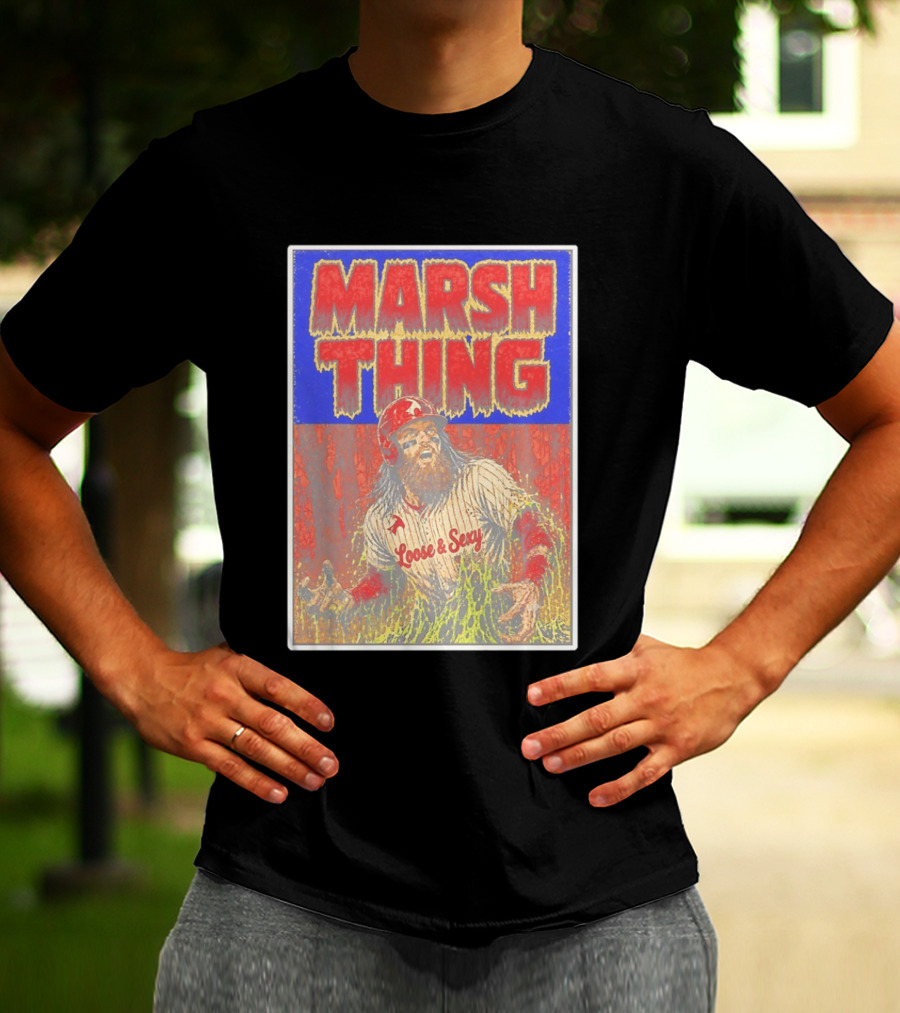 Marsh Thing Brandon Marsh Philadelphia Phillies Loose Sexy T-Shirt