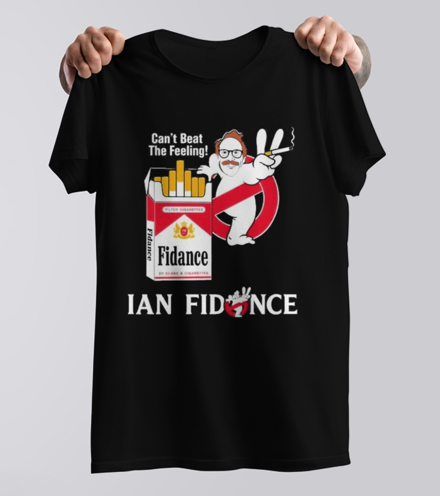 Ian Fidance Can't Beat The Feeling Ghostbusters Marlboro Cigarette T-Shirt