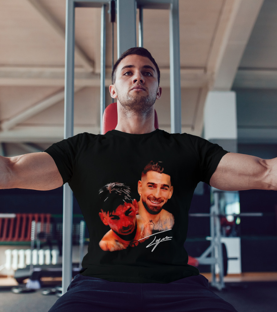 Ilia Topuria UFC Smiley Face And Bleeding Face Signature T-Shirt