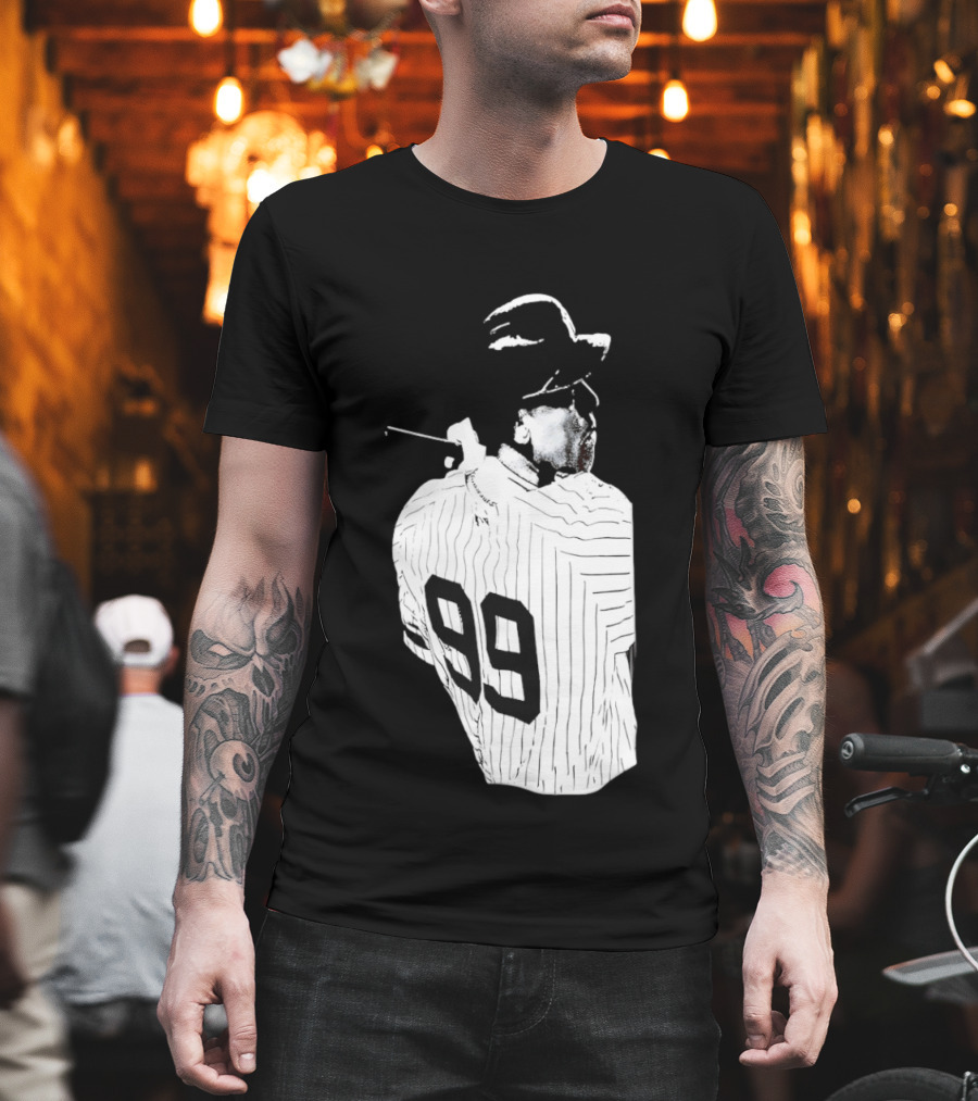 New York Yankees Aaron Judge 99 Pinstripes T-Shirt