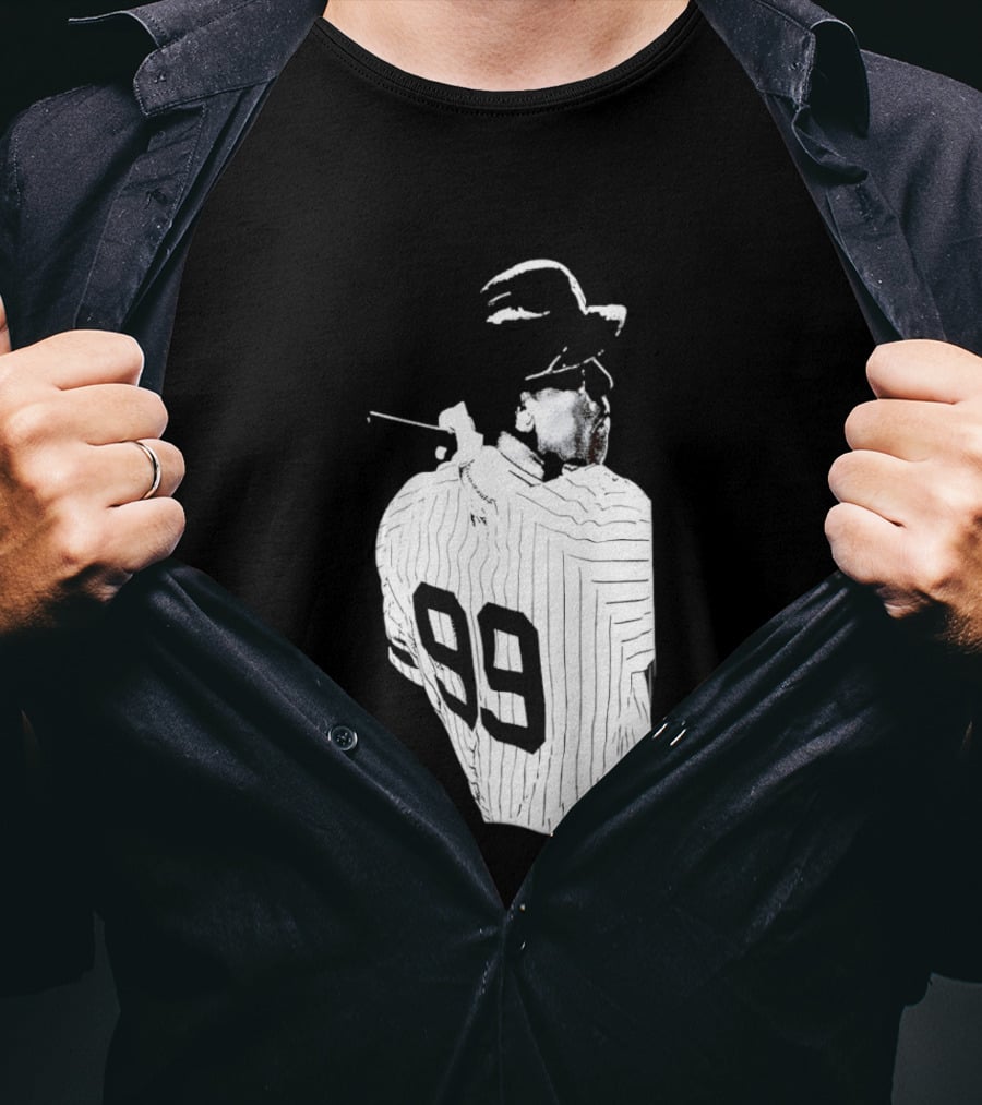 New York Yankees Aaron Judge 99 Pinstripes T-Shirt