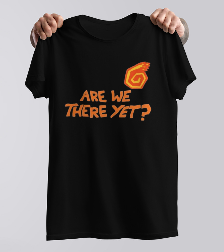 James Marriott Are We There Yet Orange Spiral T-Shirt