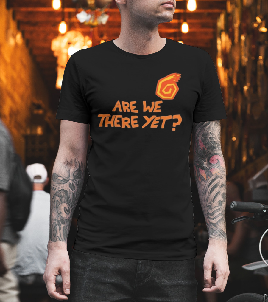 James Marriott Are We There Yet Orange Spiral T-Shirt