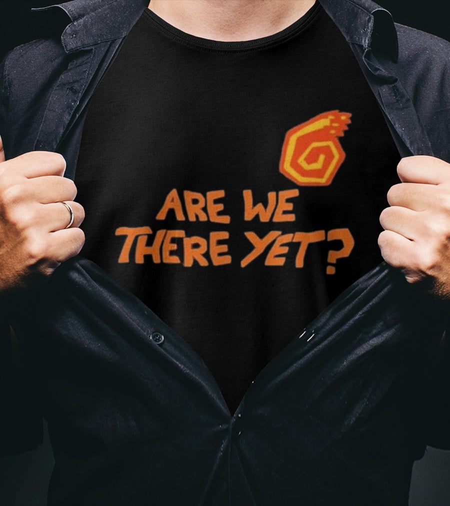 James Marriott Are We There Yet Orange Spiral T-Shirt