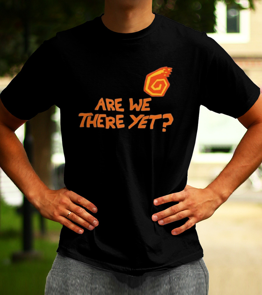 James Marriott Are We There Yet Orange Spiral T-Shirt