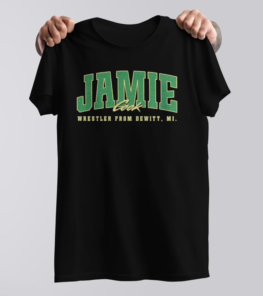 Jamie Cook Wrestler From DeWitt MI T-Shirt