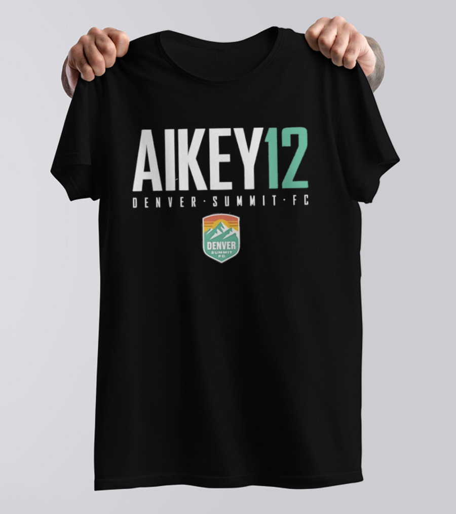 Aikey 12 Denver Summit FC Elite Team Name And Number T-Shirt