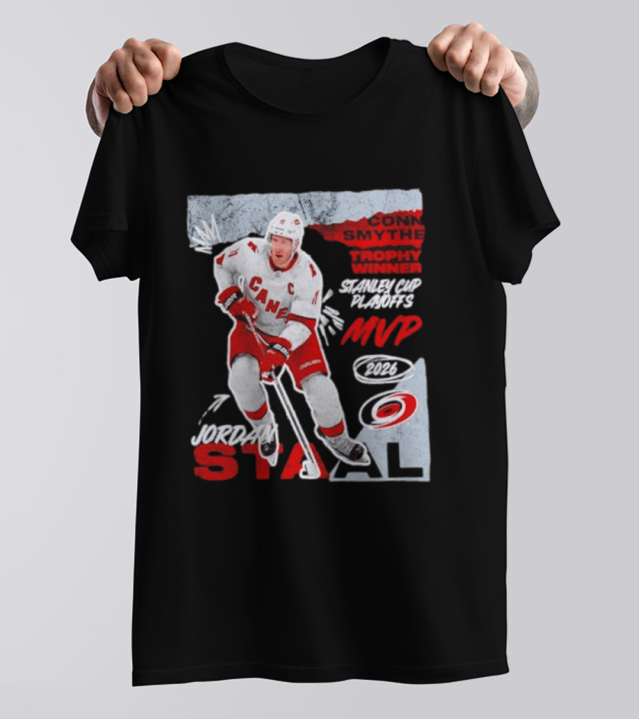 Jordan Staal Carolina Hurricanes Conn Smythe Trophy Winner 2026 Stanley Cup Playoffs MVP 2021 T-Shirt