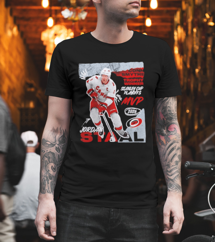 Jordan Staal Carolina Hurricanes Conn Smythe Trophy Winner 2026 Stanley Cup Playoffs MVP 2021 T-Shirt