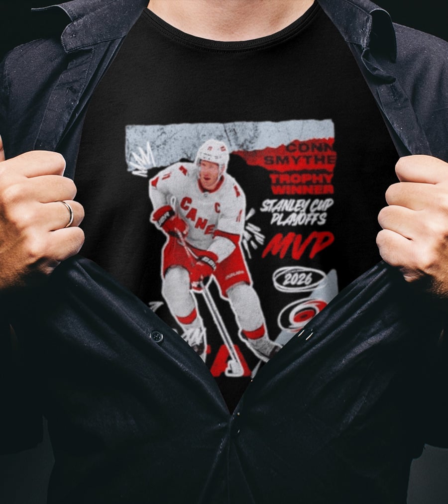 Jordan Staal Carolina Hurricanes Conn Smythe Trophy Winner 2026 Stanley Cup Playoffs MVP 2021 T-Shirt