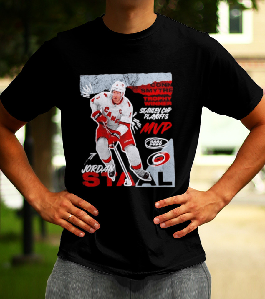 Jordan Staal Carolina Hurricanes Conn Smythe Trophy Winner 2026 Stanley Cup Playoffs MVP 2021 T-Shirt