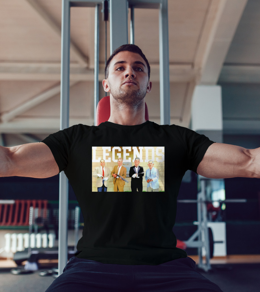 LEGENDS Ex Presidents Point Break Presidential Masks T-Shirt