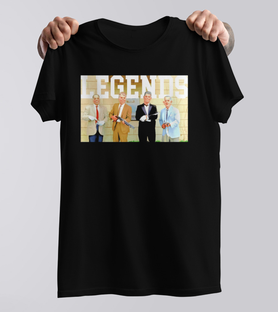 LEGENDS Ex Presidents Point Break Presidential Masks T-Shirt