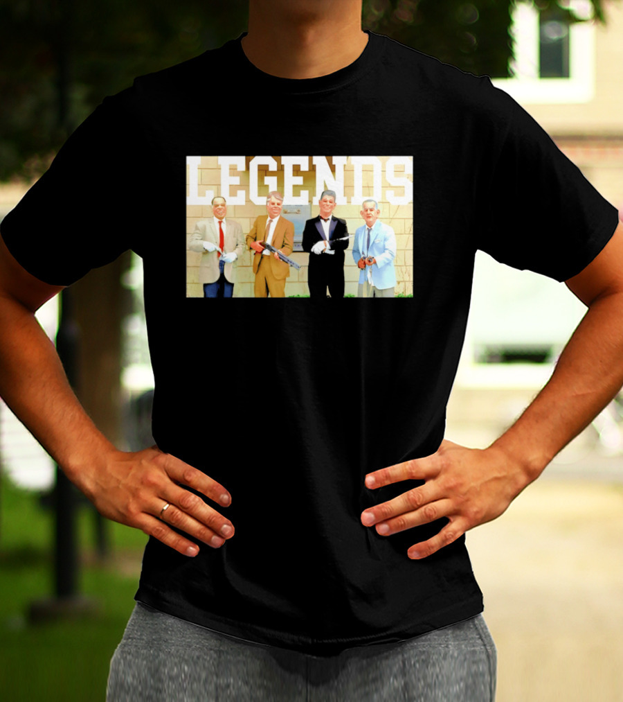LEGENDS Ex Presidents Point Break Presidential Masks T-Shirt