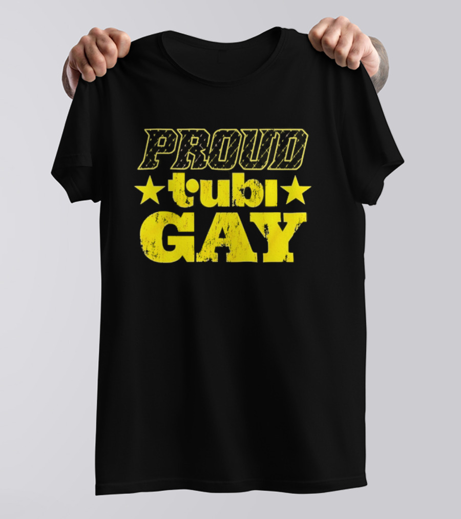 Proud Tubi Gay LGBTQ Pride Streaming Movies T-Shirt