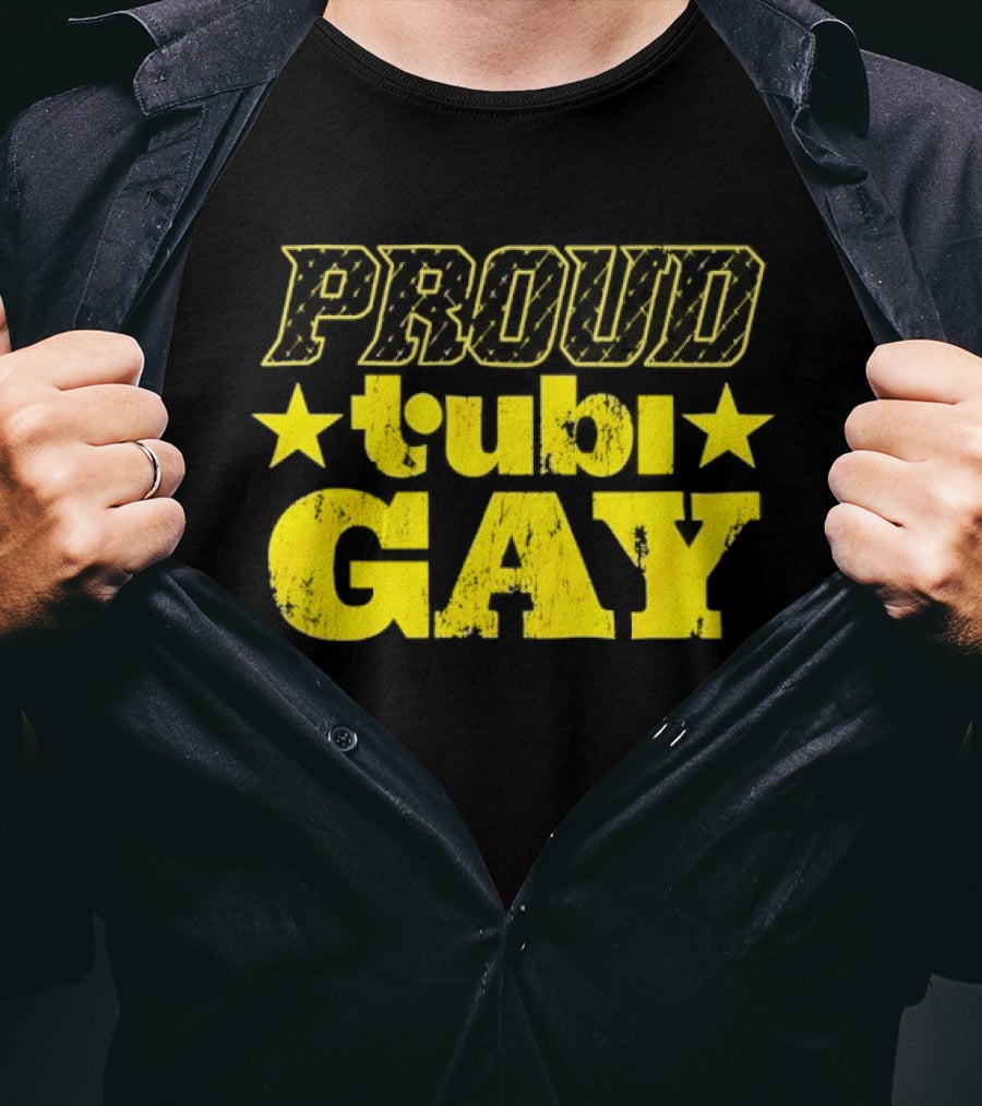Proud Tubi Gay LGBTQ Pride Streaming Movies T-Shirt
