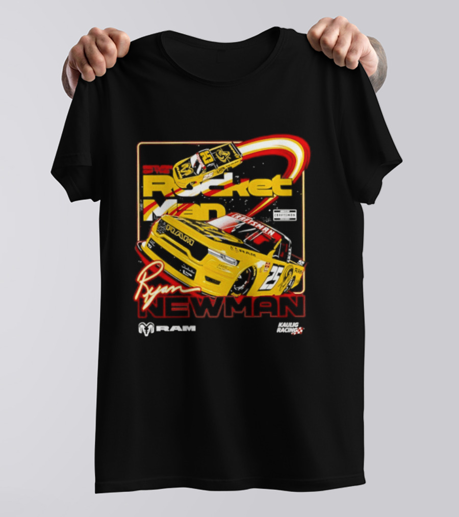 Ryan Newman Rocket Man 25 Kaulig Racing Ram NASCAR T-Shirt
