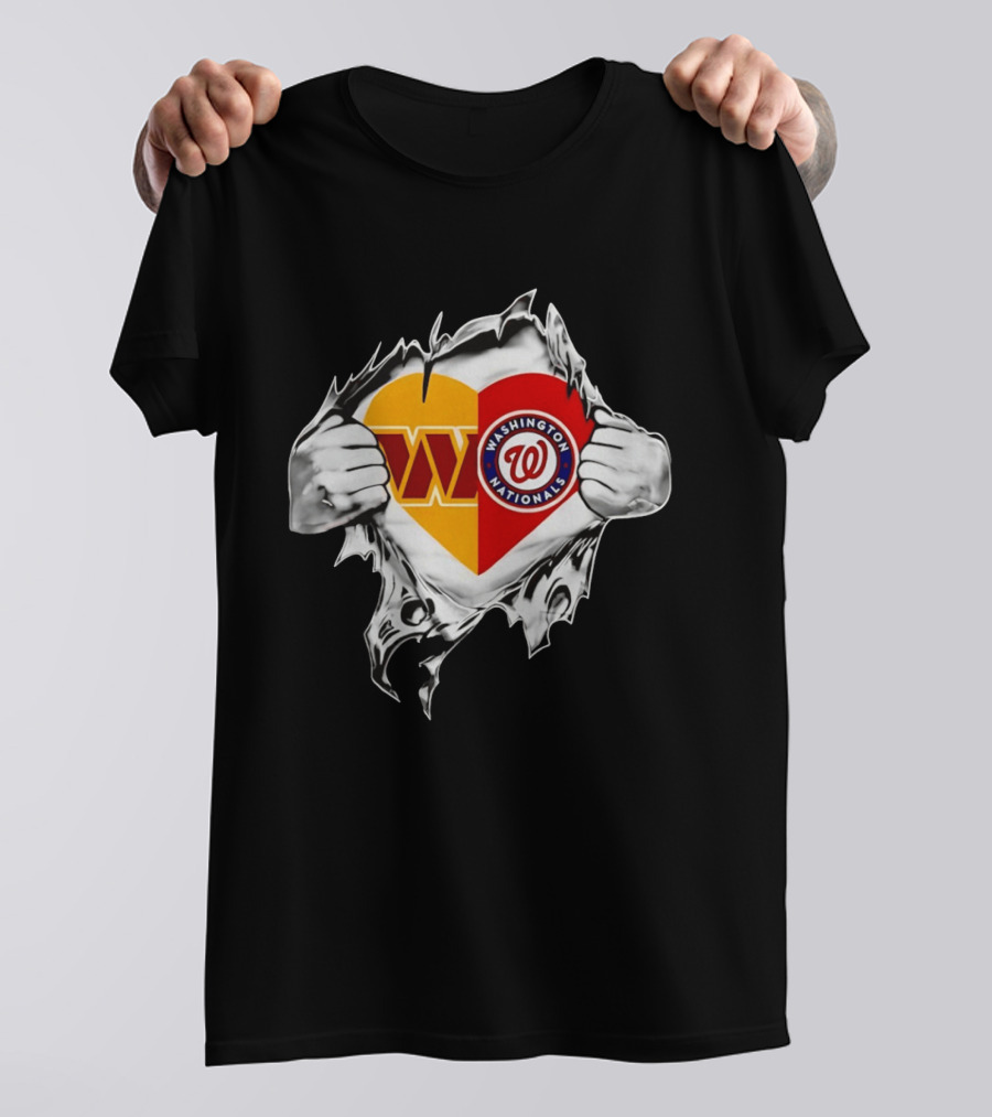 Washington Commanders Nationals Heartfelt Fan Passion T-Shirt