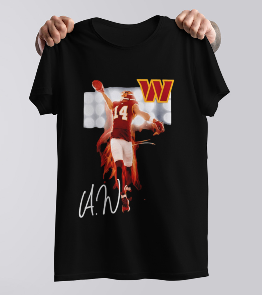 Washington Commanders Antonio Williams 14 AW Football Legacy Rookie T-Shirt