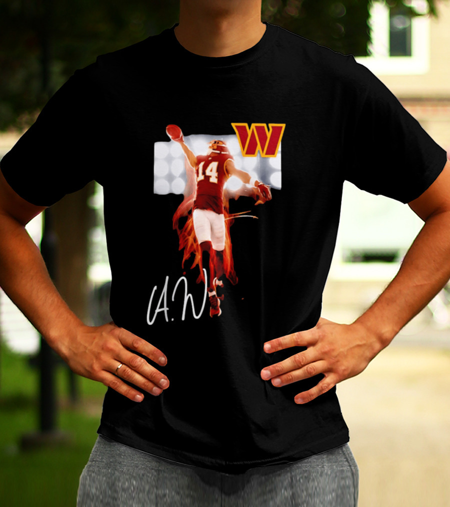 Washington Commanders Antonio Williams 14 AW Football Legacy Rookie T-Shirt