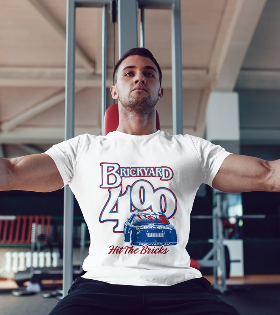 Brickyard 400 Hit The Bricks Indianapolis Motor Speedway Racing Car T-Shirt