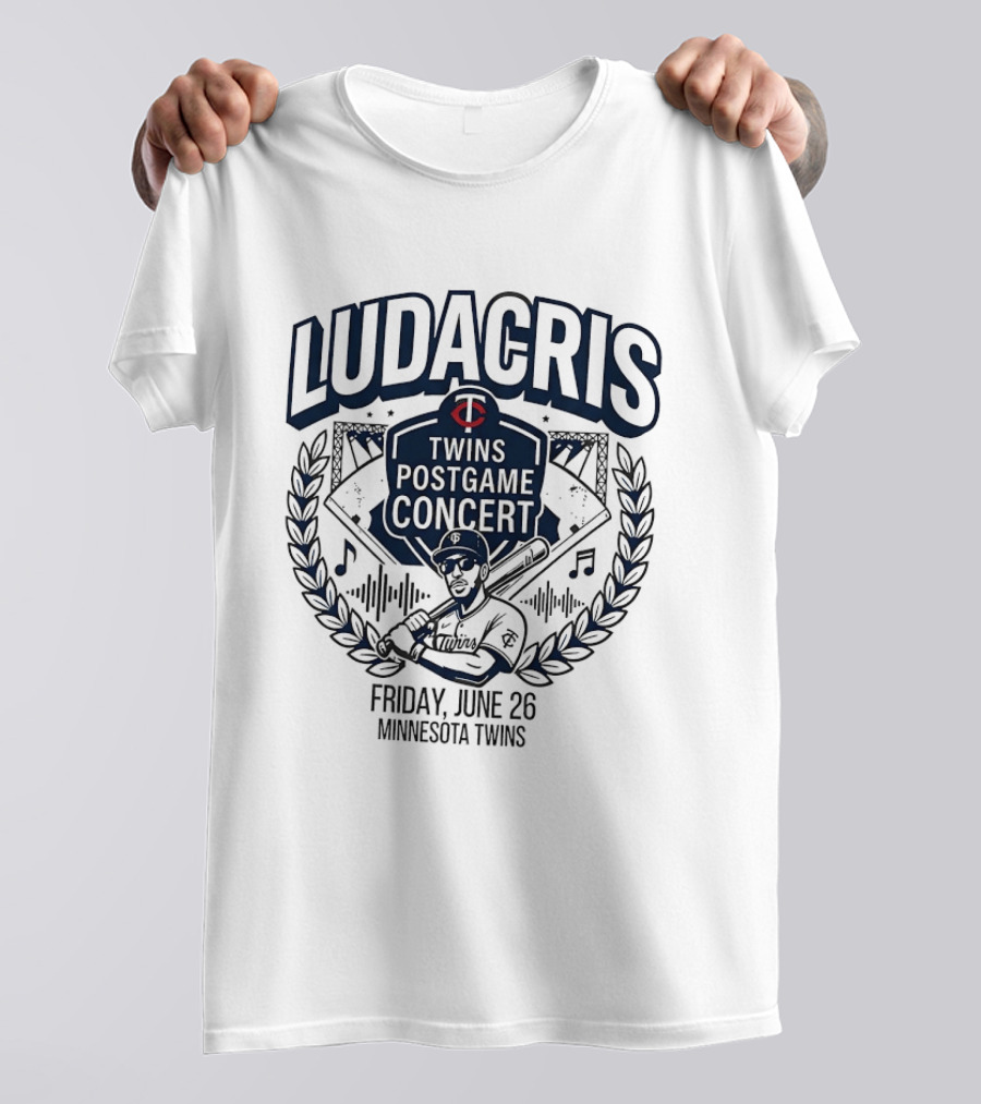Ludacris Twins Postgame Concert Minnesota June 26 Baseball Event T-Shirt