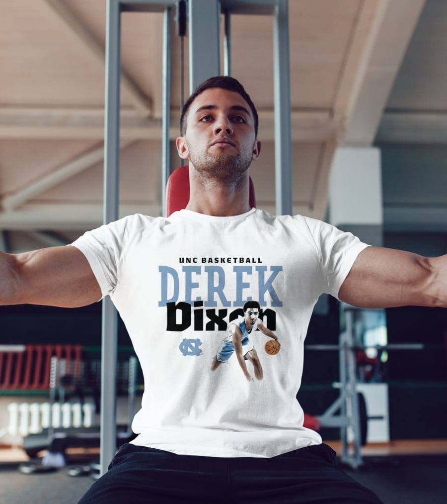 UNC Basketball Derek Dixon Player Pose Star T-Shirt