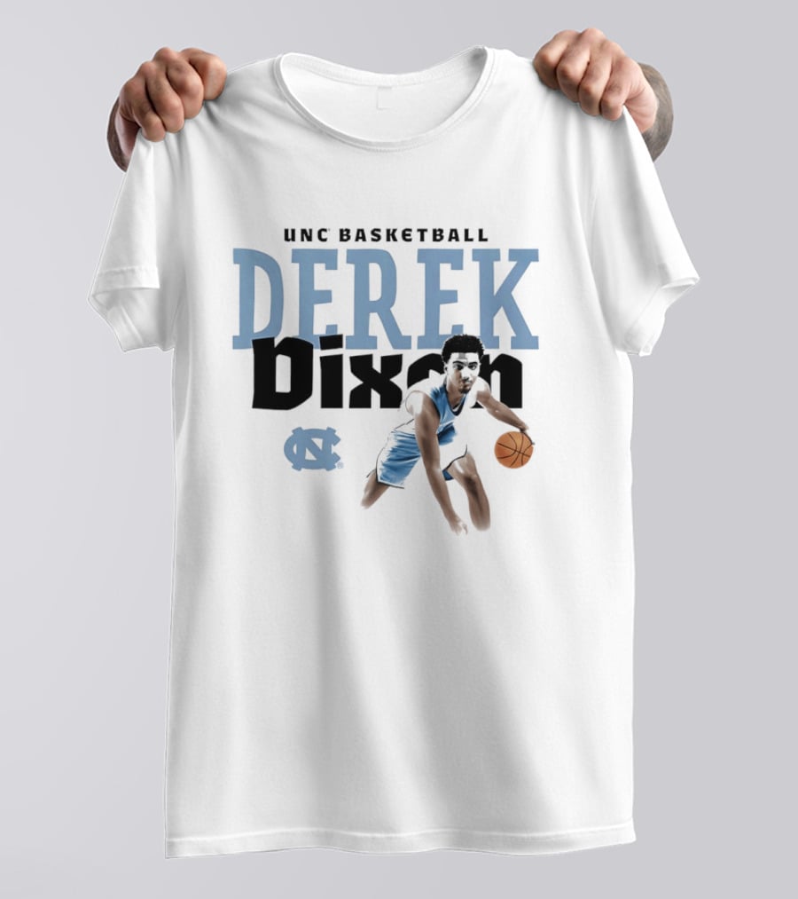 UNC Basketball Derek Dixon Player Pose Star T-Shirt
