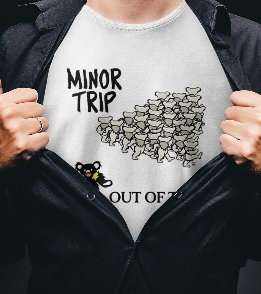 Grateful Dead Dancing Bears Minor Trip Out Of Tabs T-Shirt