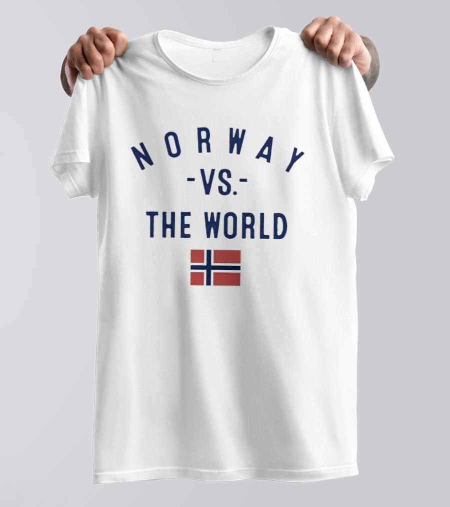 Norway Vs The World Norwegian Flag Pride Heritage T-Shirt