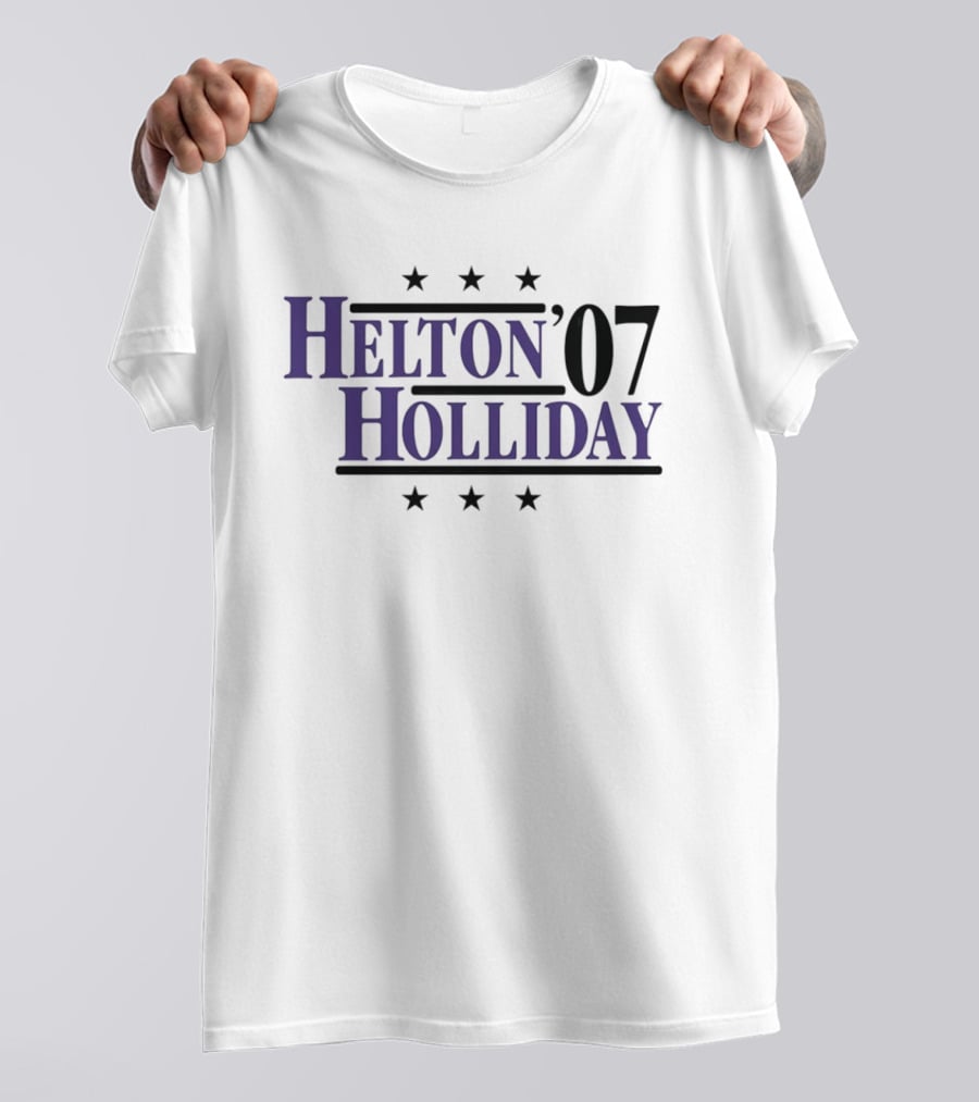 Helton Holliday 2007 Colorado Rockies Stars T-Shirt