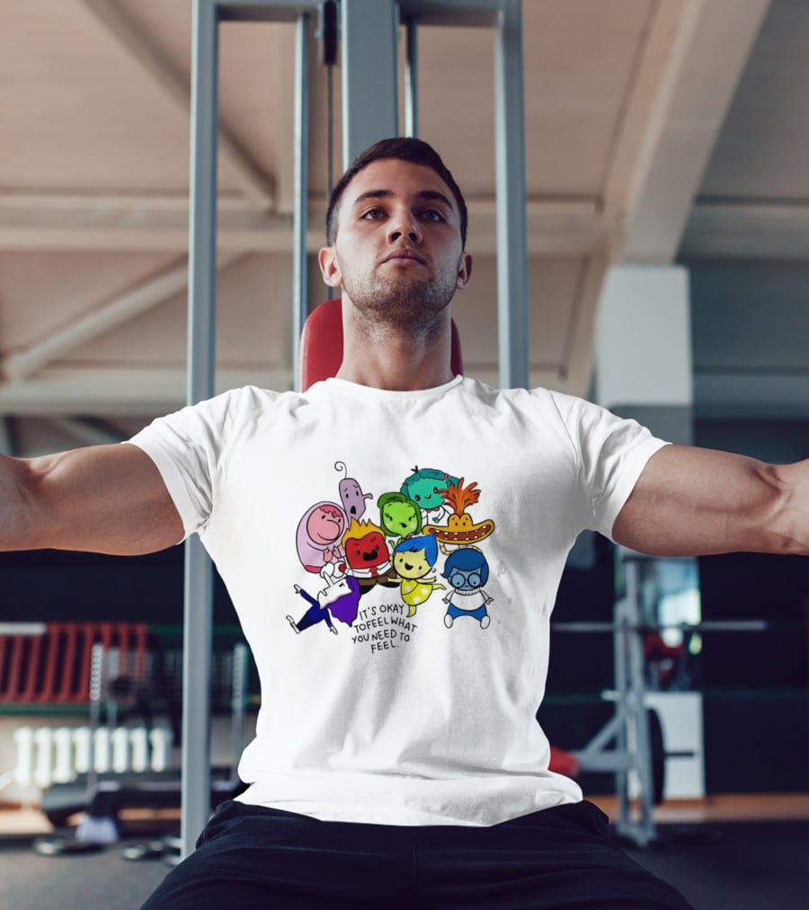Inside Out Characters It's Okay To Feel What You Need To Feel Pixar T-Shirt