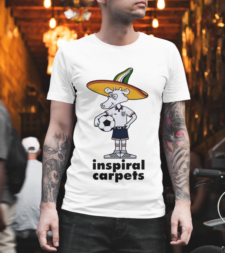 Inspiral Carpets Madchester Mexico 86 World Cup T-Shirt