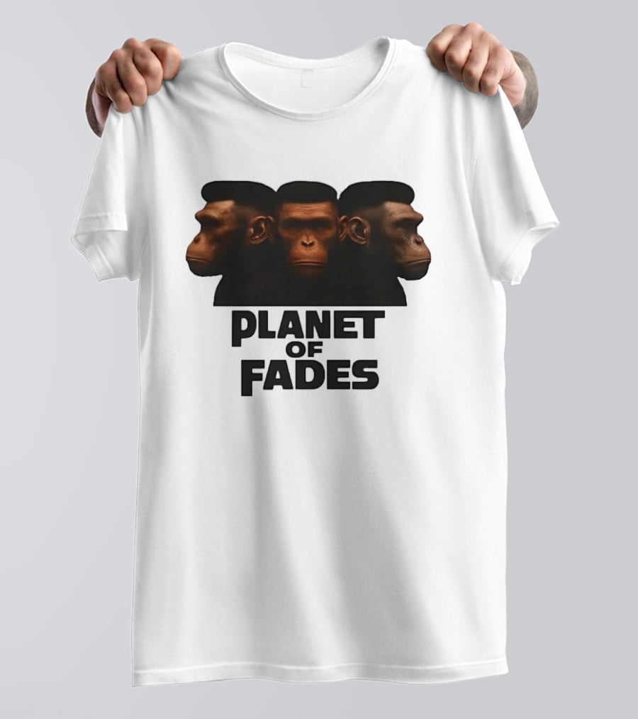 Three Chimpanzees Planet Of Fades T-Shirt
