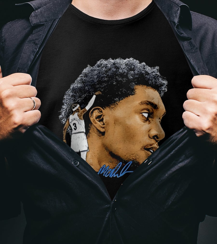 Anthony Edwards Minnesota Timberwolves Jordan McLaughlin Signature T-Shirt