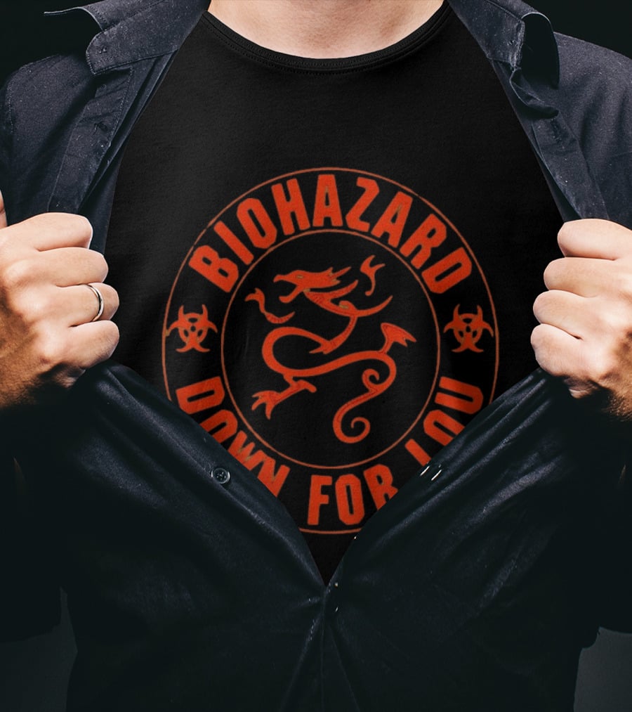 Biohazard Dragon Down For Lou T-Shirt
