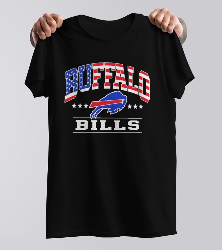 Buffalo Bills 1776 2026 American Flag 250 Years 4th Of July Celebration T-Shirt