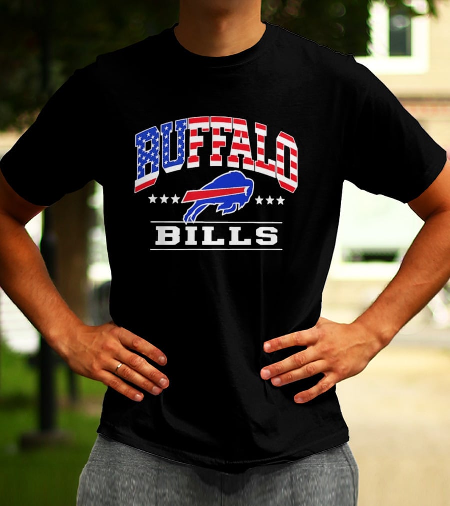 Buffalo Bills 1776 2026 American Flag 250 Years 4th Of July Celebration T-Shirt