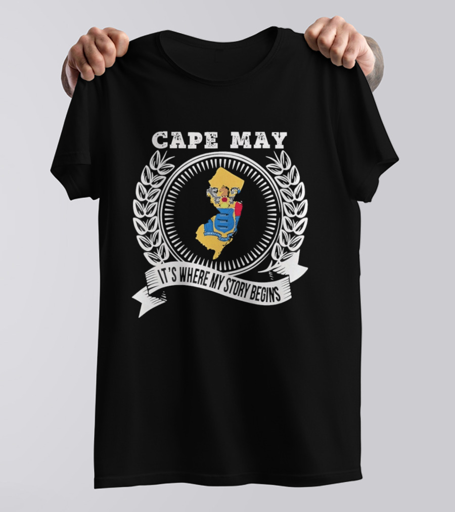 Cape May New Jersey It's Where My Story Begins T-Shirt