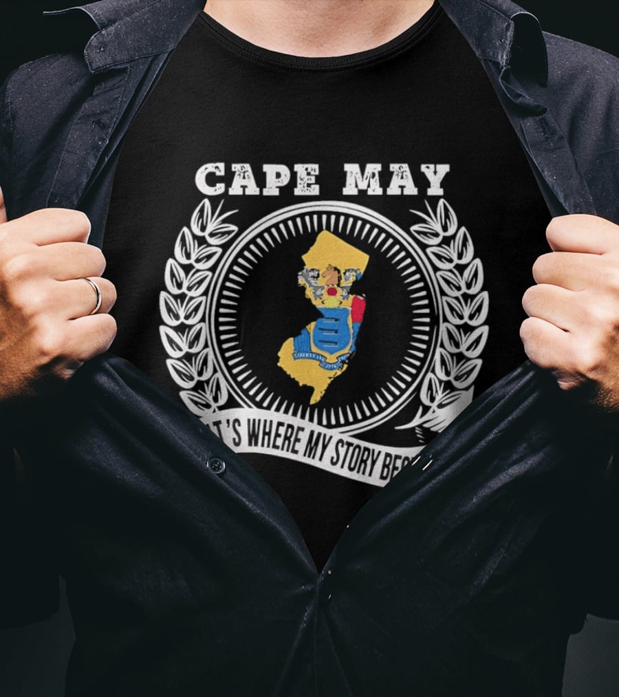 Cape May New Jersey It's Where My Story Begins T-Shirt
