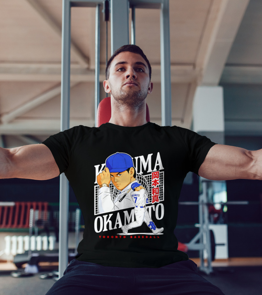 Kazuma Okamoto Toronto Baseball Anime T-Shirt