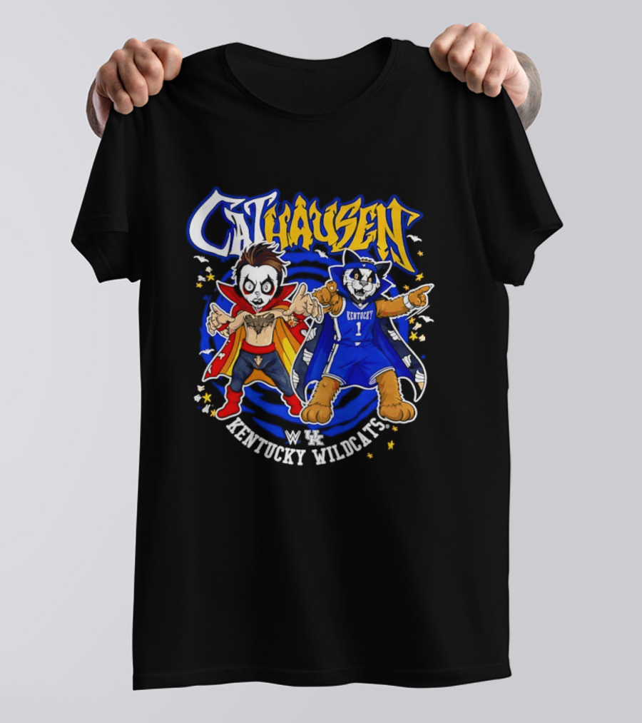 CatHausen Danhausen With Kentucky Wildcats Collaboration T-Shirt