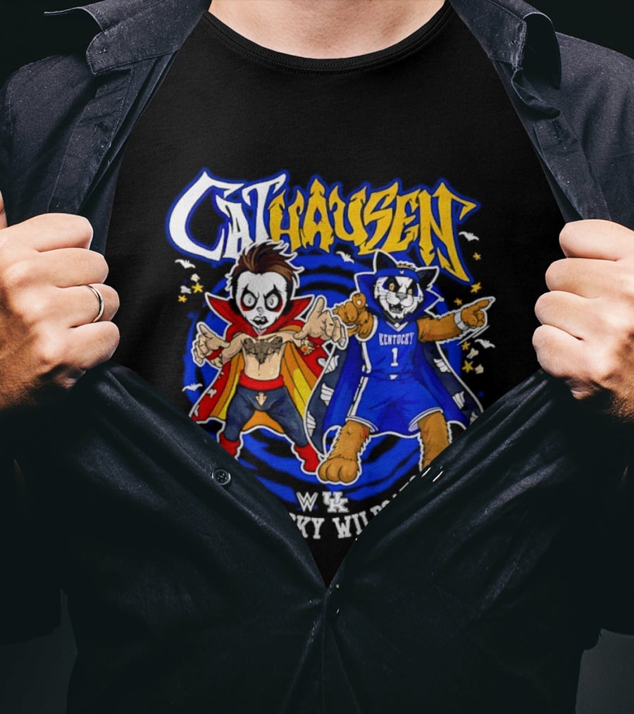 CatHausen Danhausen With Kentucky Wildcats Collaboration T-Shirt