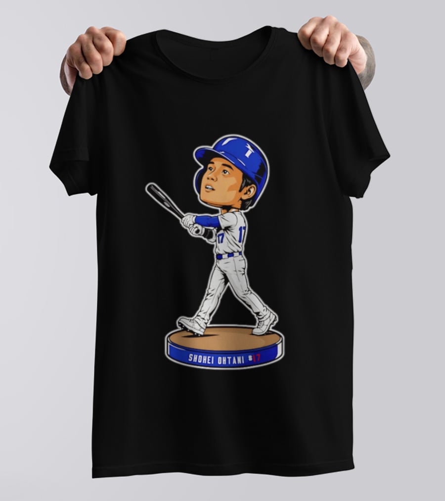 Shohei Ohtani Los Angeles Dodgers #17 Bobblehead Collectible T-Shirt