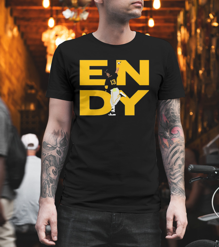 Endy Rodríguez 13 Pittsburgh Pirates Baseball T-Shirt