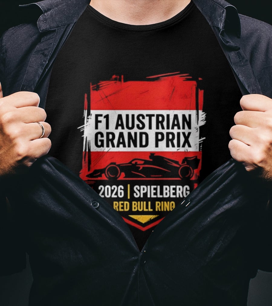 F1 Austrian Grand Prix 2026 Spielberg Red Bull Ring Racing Memorabilia T-Shirt