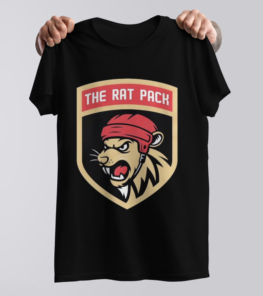 The Rat Pack Hockey Lion T-Shirt