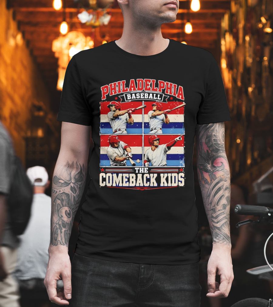 Philadelphia Baseball The Comeback Kids T-Shirt